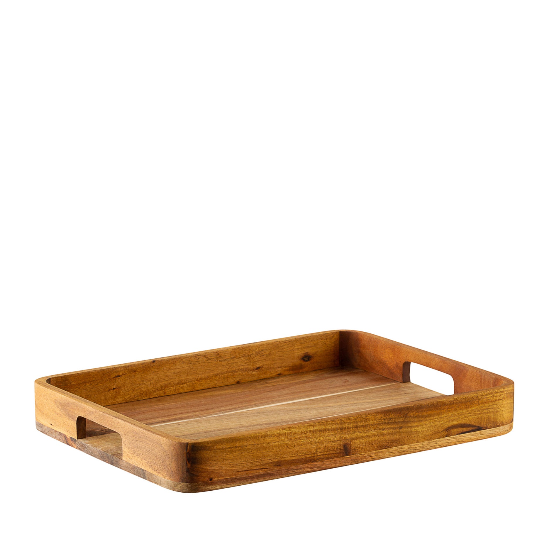 Auri Akazienholz Tablett mit Griff